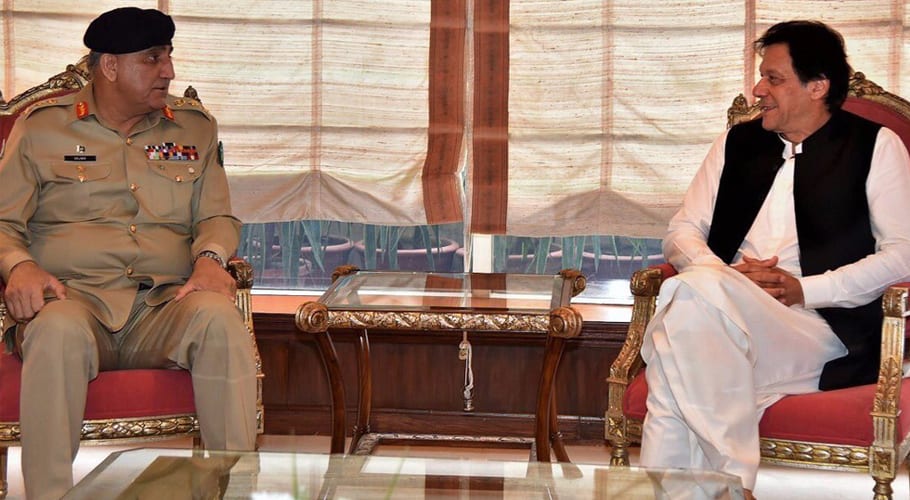 وزیر اعظم عمران خان اور آرمی چیف کی ملاقات، مسئلہ کشمیر پر بات چیت