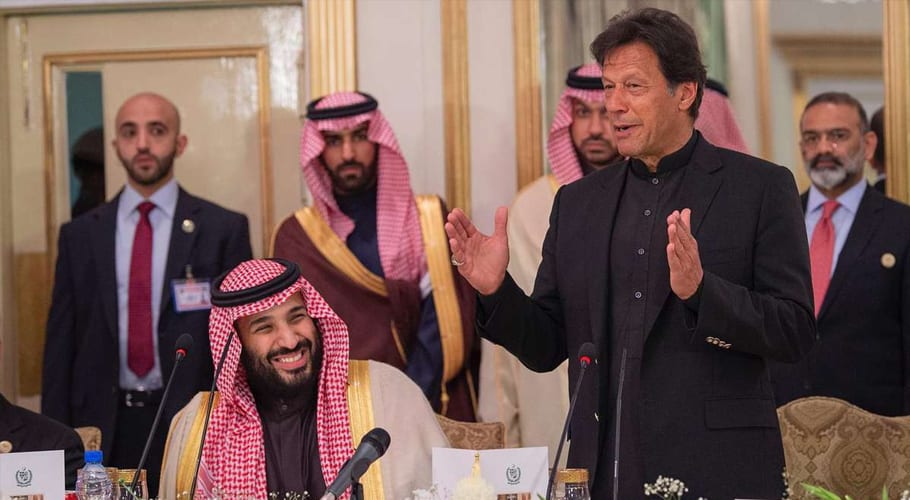 Imran Khan and Prince Muhammad Bin Salman
