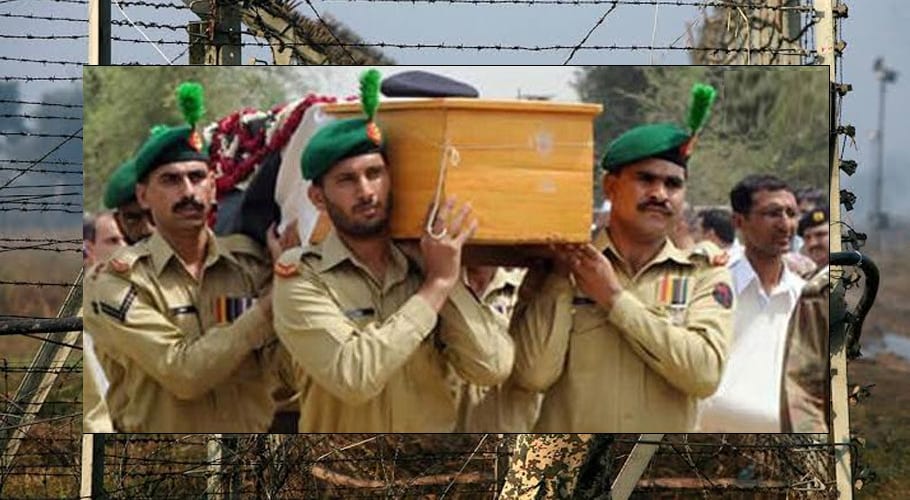پاک فوج کے جوان غلام رسول کی نمازِ جنازہ ادا، فوجی اعزاز کے ساتھ سپردِ خاک کیا گیا