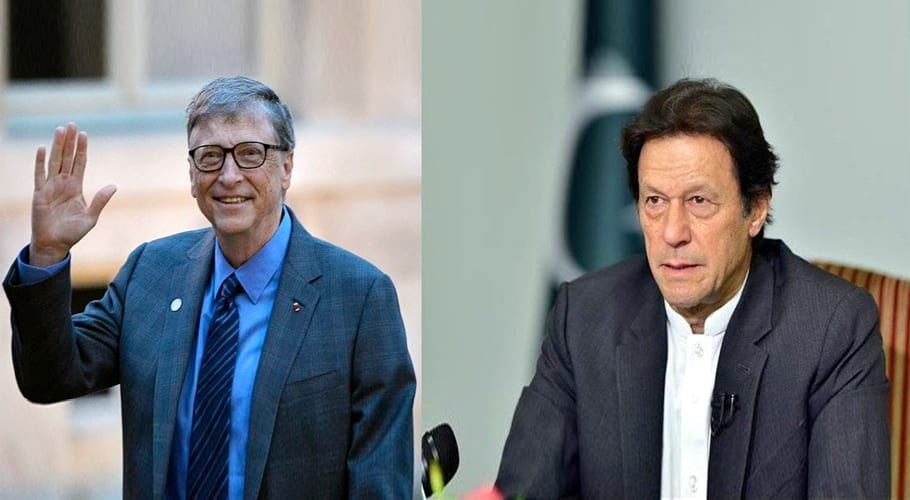 وزیر اعظم عمران خان سے مائیکروسافٹ کے مالک بل گیٹس کی ملاقات، 20 کروڑ ڈالر کی امداد پر اتفاق
