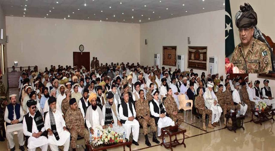 قبائلی عوام دشمن طاقتوں کے سہولت کاروں پر نظر رکھیں، آرمی چیف