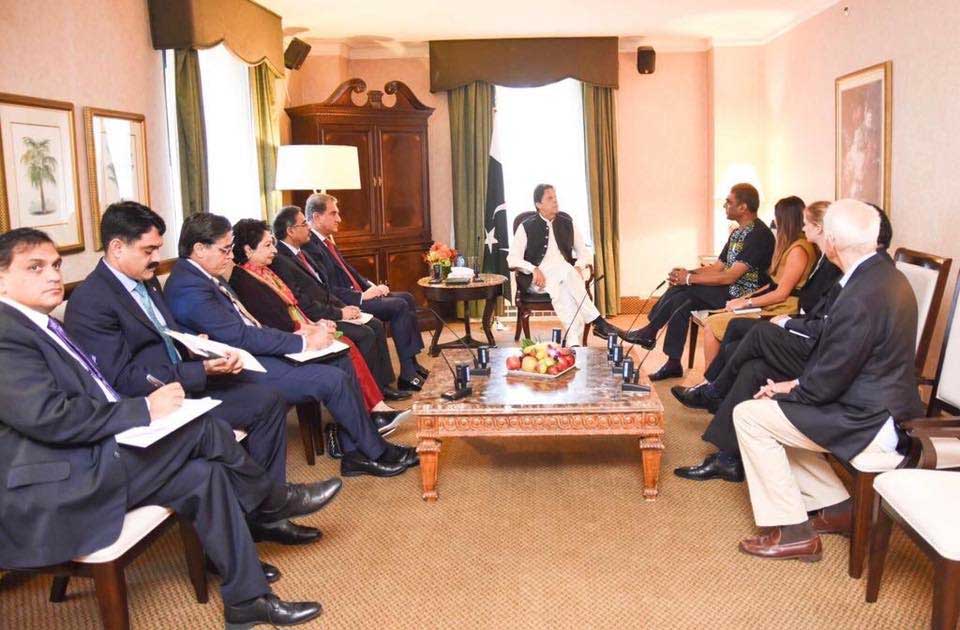 وزیراعظم عمران خان کادورہ امریکا،اہم شخصیات سے ملاقاتیں
