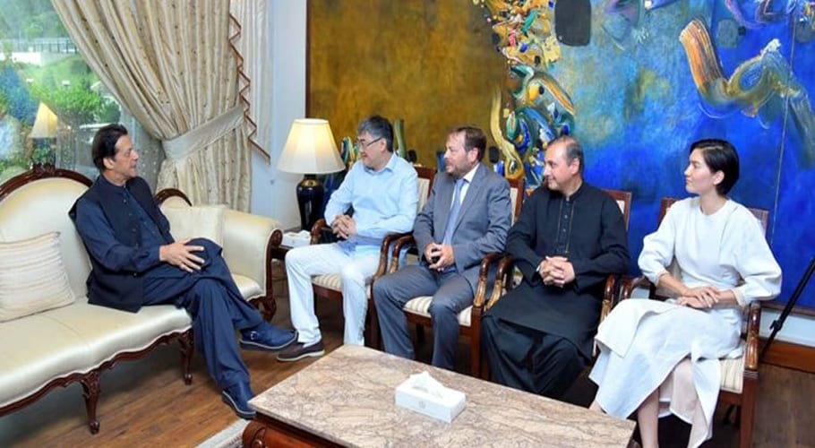 وزیراعظم عمران خان سےروسی بینک کےڈائریکٹرکی ملاقات