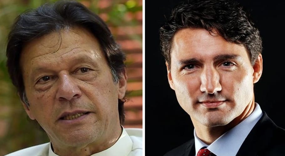 وزیر اعظم عمران خان کی کیینڈین ہم منصب کو دوبارہ الیکشن جیتنے پر مبارکباد