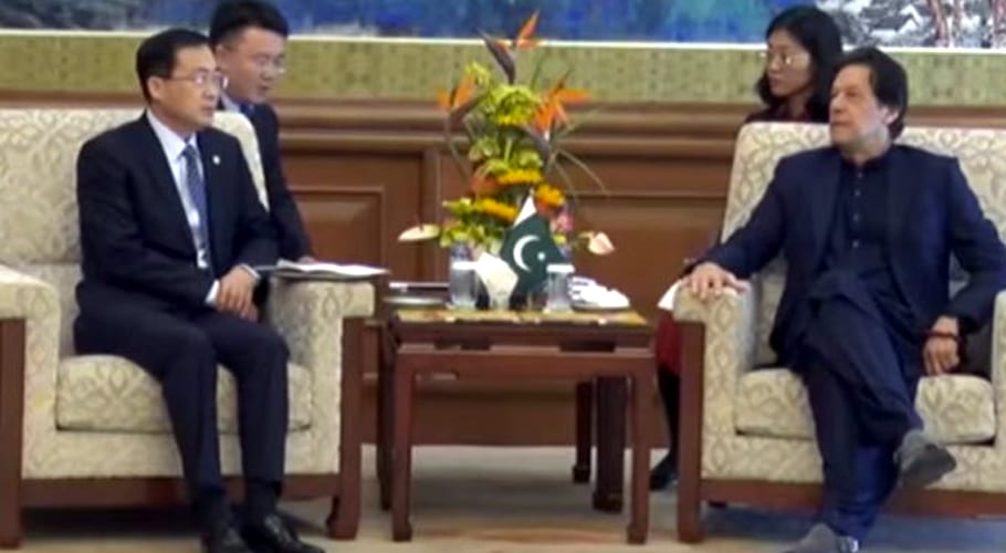 دورۂ چین: وزیر اعظم عمران خان سے گیژوبہ گروپ کا توانائی کے شعبے میں اظہارِ دلچسپی
