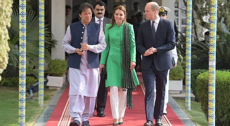 برطانوی شہزادہ ولیم اور اہلیہ کی صدر اور وزیر اعظم پاکستان سے ملاقات