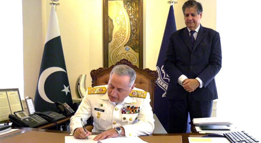 naval chief signed
