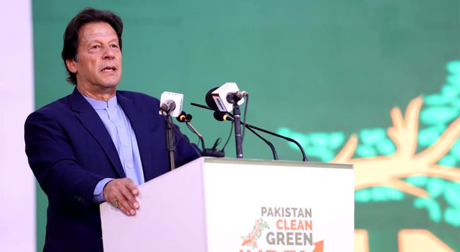Imran khan clean and green