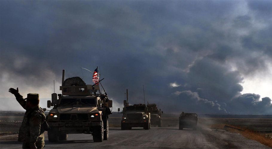 US military convoy