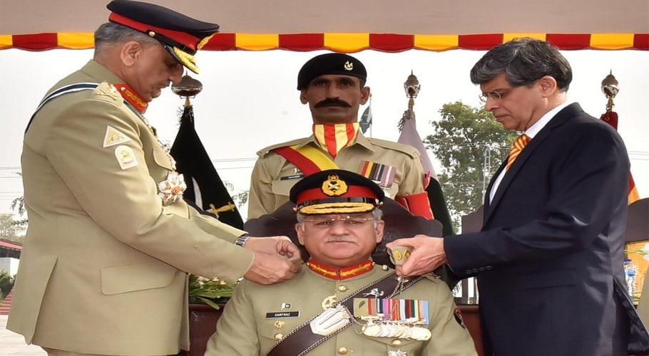 army chief in nowshera