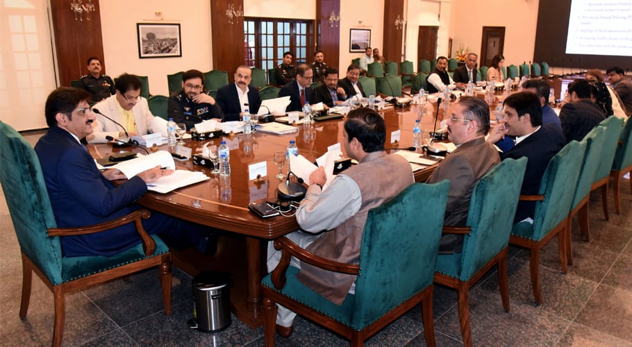 وزیر اعلیٰ سندھ کی زیر صدارت صوبائی پبک سیفٹی کا اجلاس، 5 نکاتی ایجنڈے پر غور