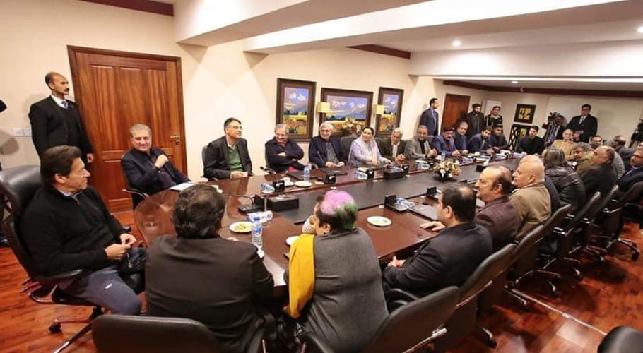 Imran khan PTI meeting