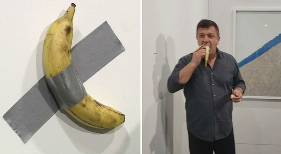 Man who ate banana