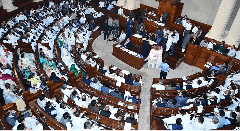 نیب ترمیمی آرڈیننس کے خلاف ن لیگ سراپا احتجاج، پنجاب اسمبلی میں قرارداد جمع