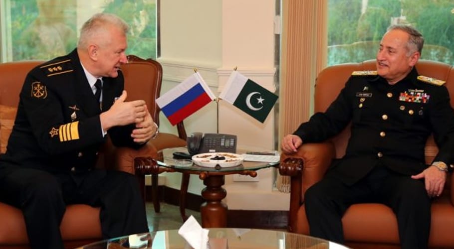 Russia and pak navy