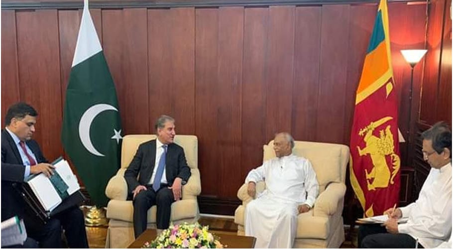 پاک سری لنکا وزرائے خارجہ کی ملاقات، باہمی تعلقات پر تبادلۂ خیال کیا گیا