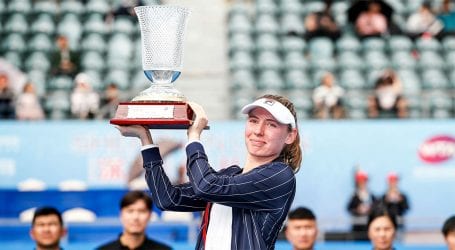 روسی ٹینس اسٹار اکاترینا الیگزینڈروا نے شینزن اوپن ٹینس ٹورنامنٹ جیت لیا