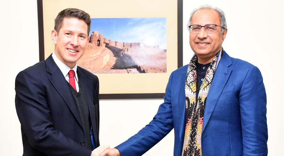 Hafeez Shaikh british envoy