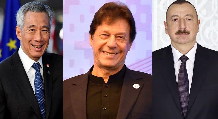 ڈیووس میں وزیر اعظم کی سنگاپور اور آذر بائیجان کے سربراہانِ مملکت سے ملاقاتیں