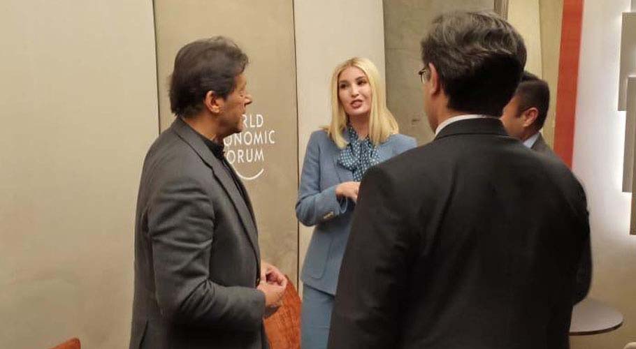 وزیر اعظم کی امریکی صدر کی صاحبزادی سے ملاقات: پاکستانی خواتین پر گفتگو