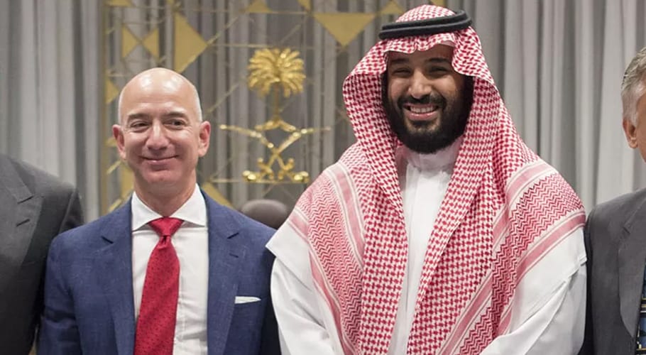 Jeff Bezos shehzada salman