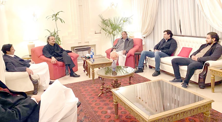 Q-League delegation meet Naeem ul Haq