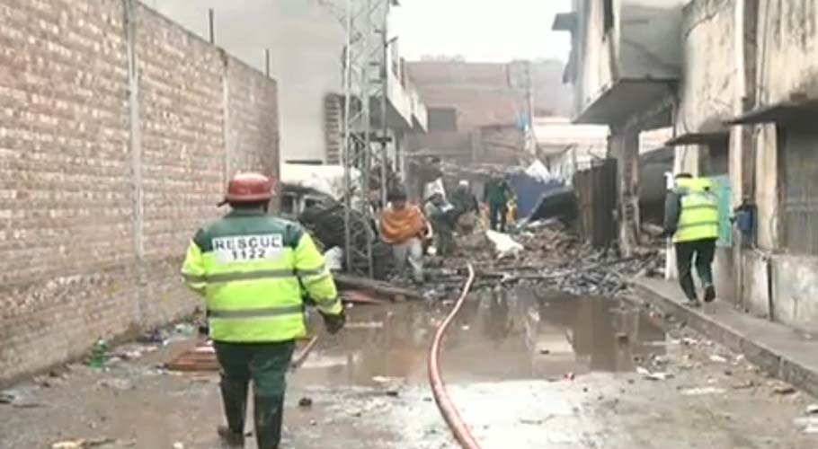 lahore factory fire