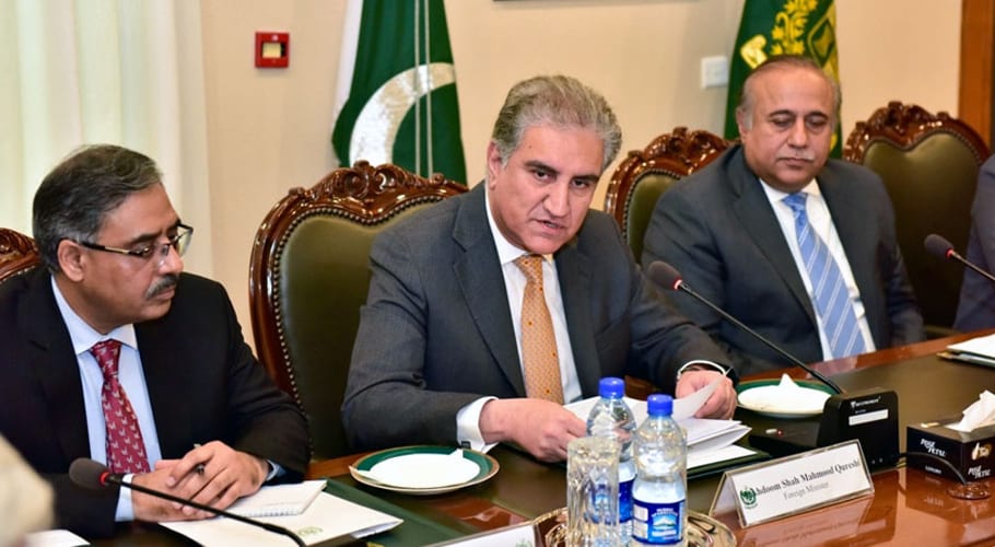 shah mehmood qureshi briefing