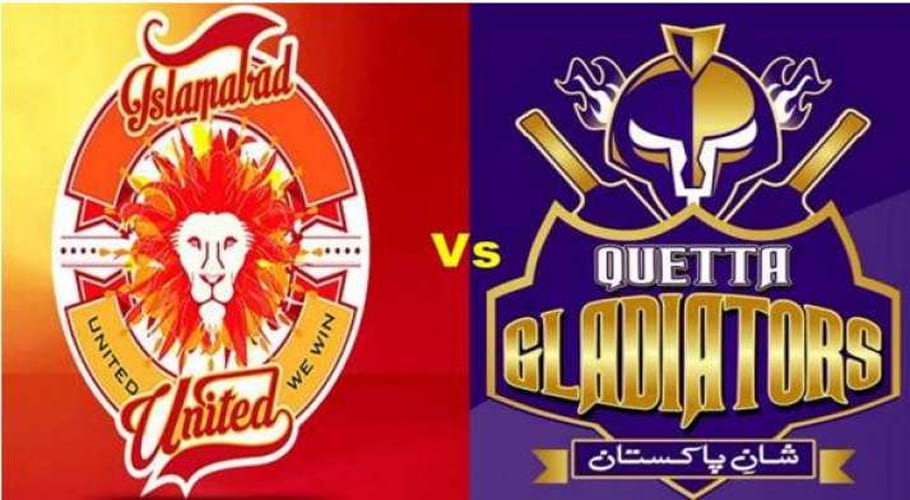 Islamabad United to face Quetta Gladiators in 9th match of PSL today