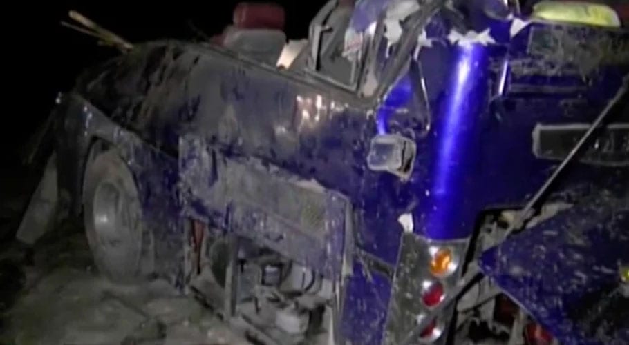 train bus accident