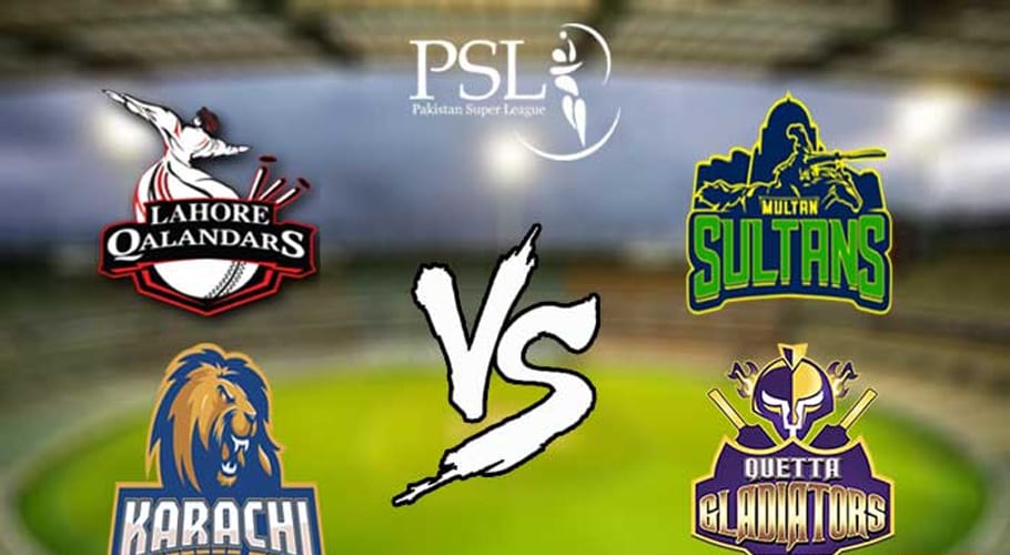 Two matches of PSL-5 scheduled to be played today in Lahore, Karachi