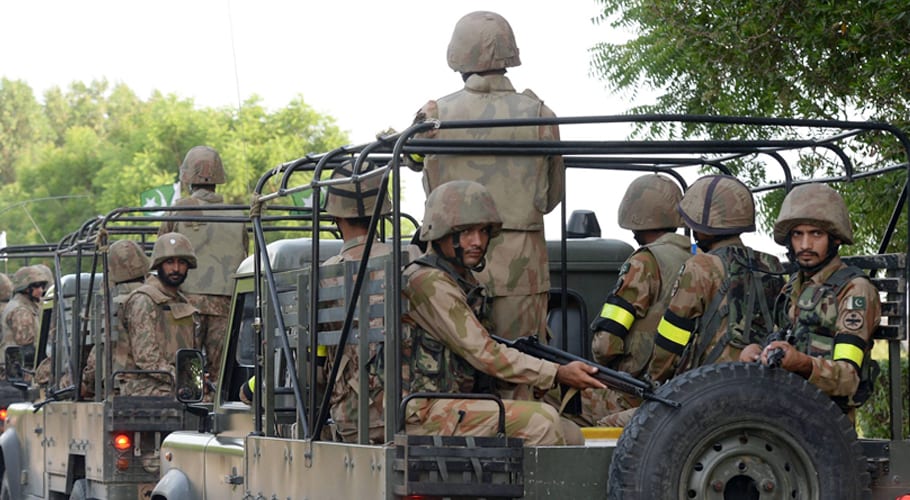 army Troops arrived in Karachi to help the NDMA