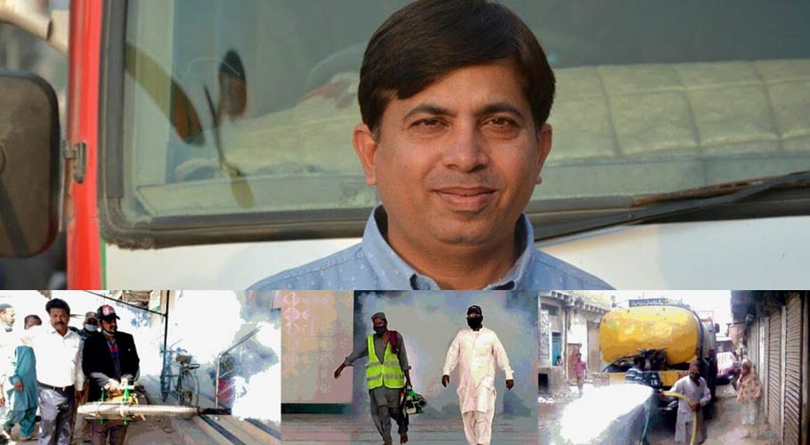کورونا وائرس: کورنگی میں حفاظتی اقدامات کی مہم تیزی سے جاری