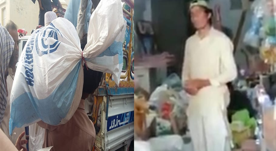 Ration meant for the needy being sold to grocery shops in Karachi