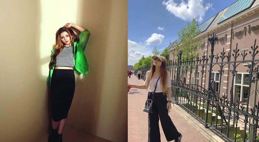 پاکستانی گلوکارہ آئمہ بیگ نے سوشل میڈیا پر ماڈلنگ شروع کردی