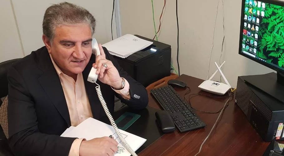 وزیرِ خارجہ شاہ محمود قریشی کا قطری قیادت سے ٹیلیفونک رابطہ