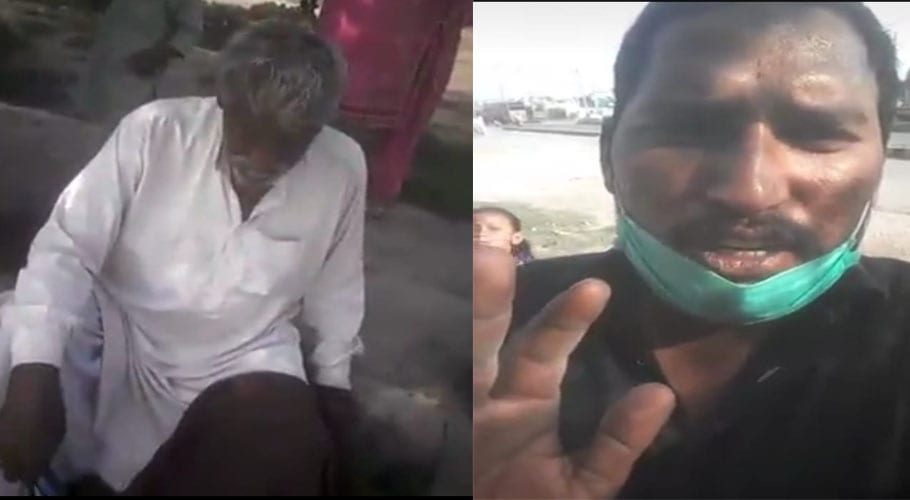 Punjab police torture on young man in sahiwal toll plaza