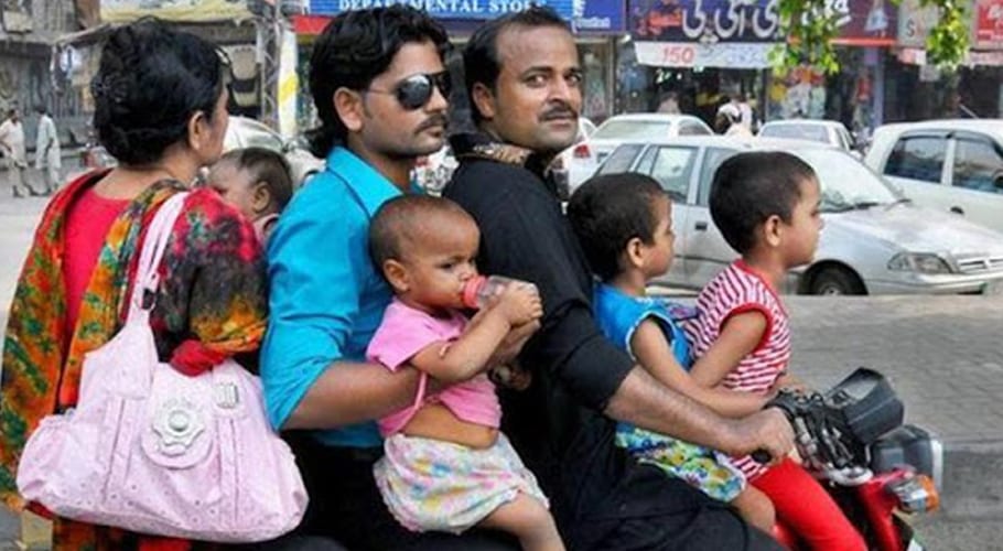 Double riding banned in Karachi