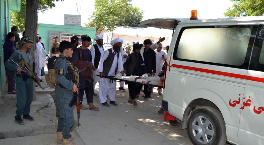 افغانستان میں دہشت گردوں کا خودکش حملہ، 6 افراد جاں بحق، 40 زخمی ہو گئے