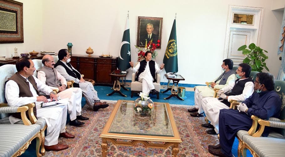 وزیر اعظم عمران خان سے متحدہ قومی موومنٹ کے وفد کی ملاقات