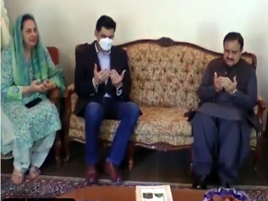 PIA plane crash: Punjab CM meets family of martyred pilot