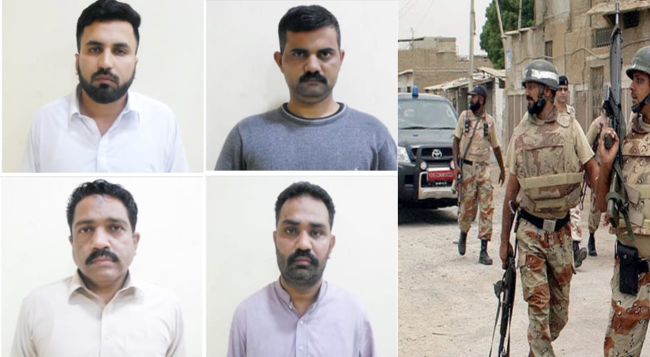 خود کو انٹیلی جنس ایجنسی کے اہلکار ظاہر کرنے والے 4اغواء کار رینجرز کے ہاتھوں گرفتار