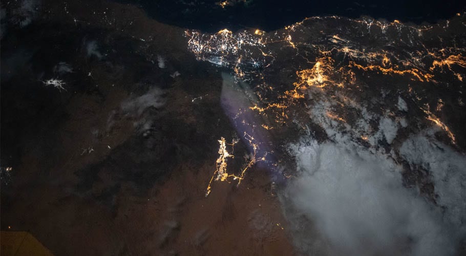 اسپیس اسٹیشن نے خلاء سے سمندر کے حیرت انگیز نظاروں کی تصاویر جاری کردیں