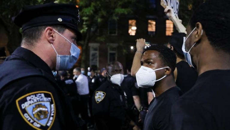 Protests erupt across US over killing of unarmed black man