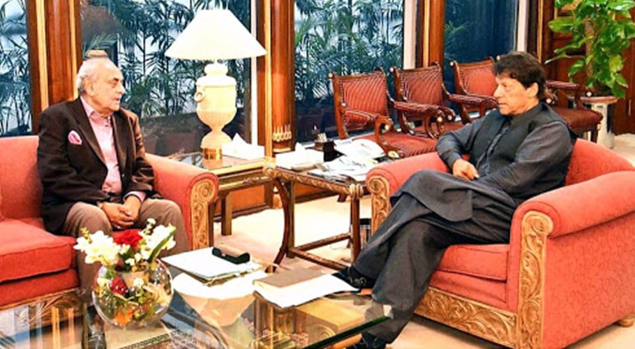 وزیر اعظم عمران خان سے وزیر داخلہ اعجاز احمد شاہ کی ملاقات