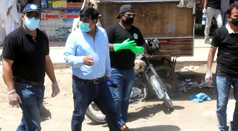 چیئرمین بلدیہ وسطی ریحان ہاشمی کی احساس پروگرام کے دفتر پر بم دھماکے کی مذمت