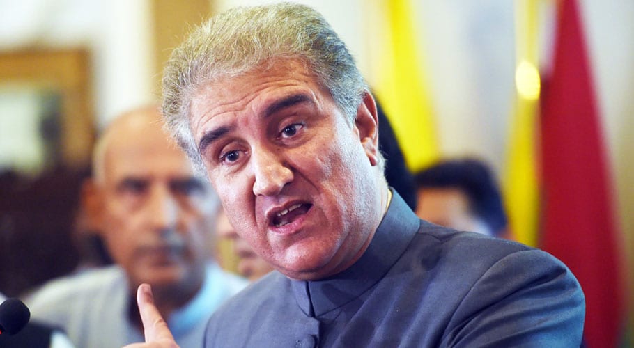 shah mehmood qureshi adressing in islamabad