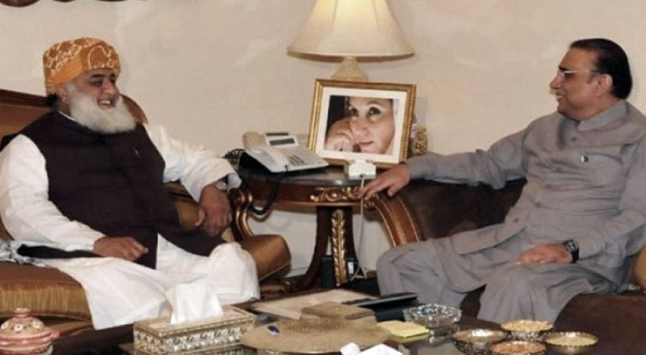 مولانافضل الرحمن کی سابق صدرآصف علی زرداری اوربلاول بھٹو سے ملاقات