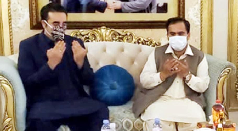 بلاول بھٹو زرداری کی صوبائی وزیر غلام مرتضیٰ بلوچ کے انتقال پر ورثاء سے تعزیت