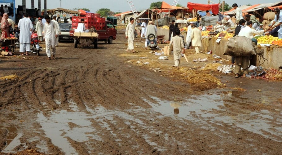 حیدرآباد، پرانی سبزی و فروٹ منڈی غلاظت کا ڈھیر بن گئی، کاروبار کرنا محال ہوگیا